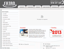 Tablet Screenshot of ertanpromosyon.com
